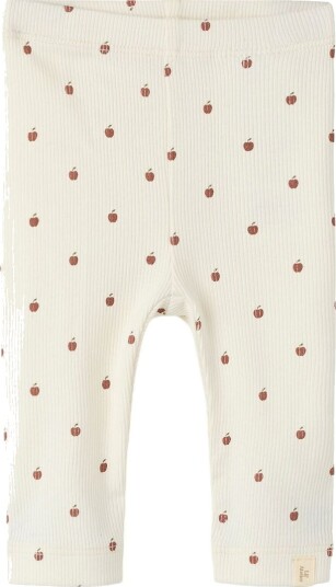 Lil" Atelier Leggings - NbnGago - Turtledove/Apple - Lil Atelier - 74 - Leggings Hvit Rød Lil" Atelier Leggings - NbnGago - Turtledove/Apple - Lil Atelier - 74 - Leggings Hvit Rød