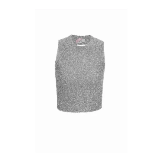 Chiara Ferragni Collection Dame Topper Grå L Chiara Ferragni Collection Dame Topper Grå L