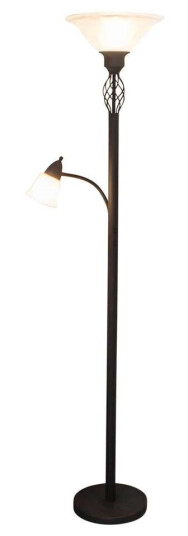 Lucande Taklampe Dunja med leselampe Lucande Taklampe Dunja med leselampe