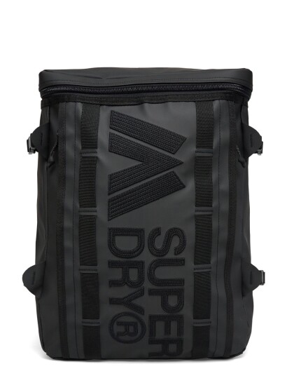 Superdry Outdoor 30L Tarp Backpack Black ONE SIZE Superdry Outdoor 30L Tarp Backpack Black ONE SIZE