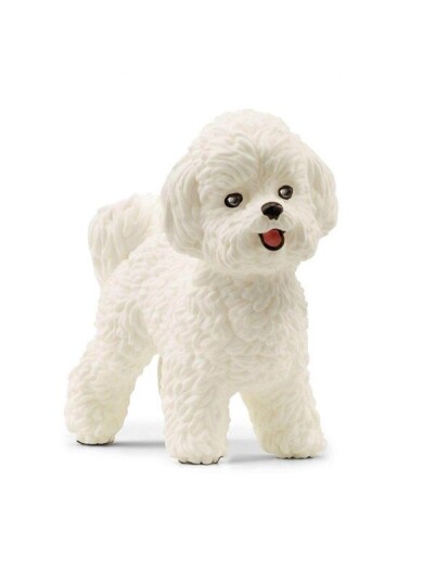 Schleich Bichon Frisé Hundefigur i Plast - 3+ År