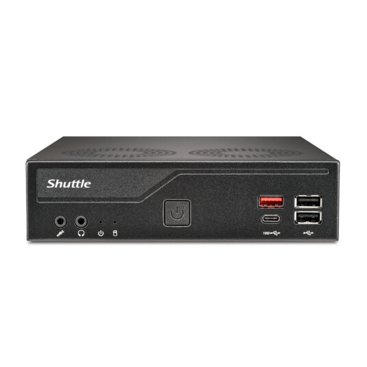 Shuttle DH810 Slim Mini-PC Intel Core Ultra 200 opptil 48GB RAM HDMI 2x DisplayPort Shuttle DH810 Slim Mini-PC Intel Core Ultra 200 opptil 48GB RAM HDMI 2x DisplayPort