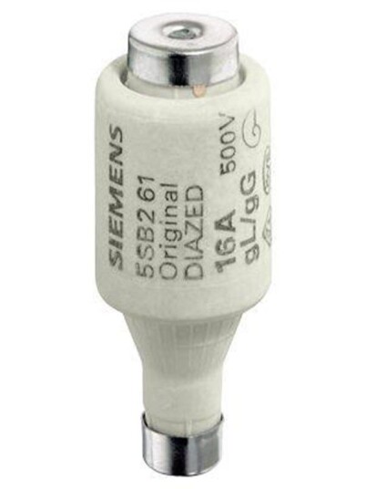 Siemens Diazed fuse link 500v dii 10a 5sb251 (4001869002361)