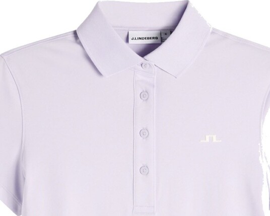 J.Lindeberg Bridge Polo Golf pologenser dame Purple Heather Small