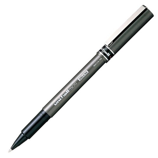 Uni Micro Deluxe Rollerball UB-155 Black Uni Micro Deluxe Rollerball UB-155 Black