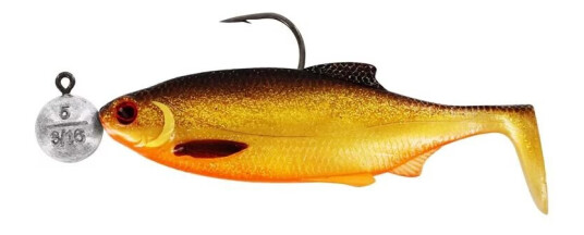 Westin Ricky The Roach 10cm R 'N R 10g #6/0 Gold Rush 1pcs