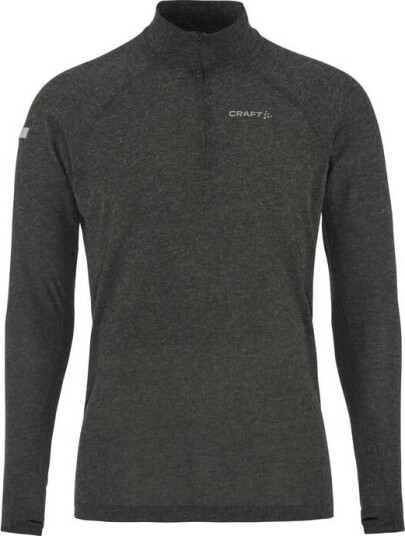 Craft Men's Adv Subz Wool Ls Tee 3 Black-melange S