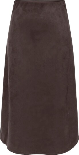 ONLY Onldiane Faux Suede Skirt Cc Otw Brown XL