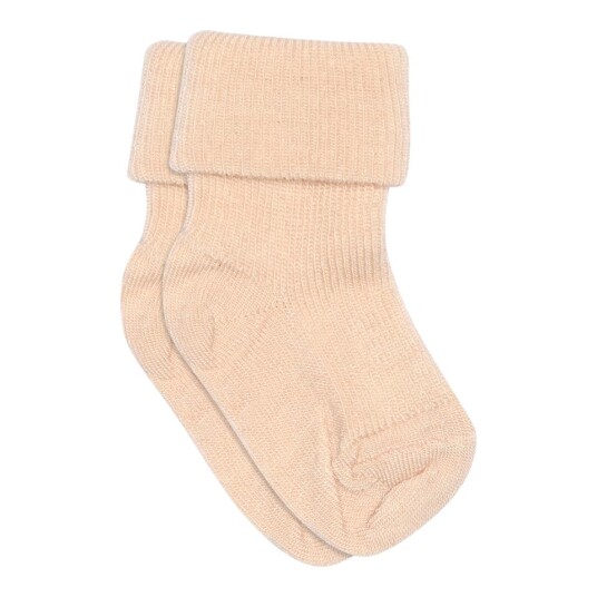 Mp Denmark Gro socks wool/silk – rose dust 25/28
