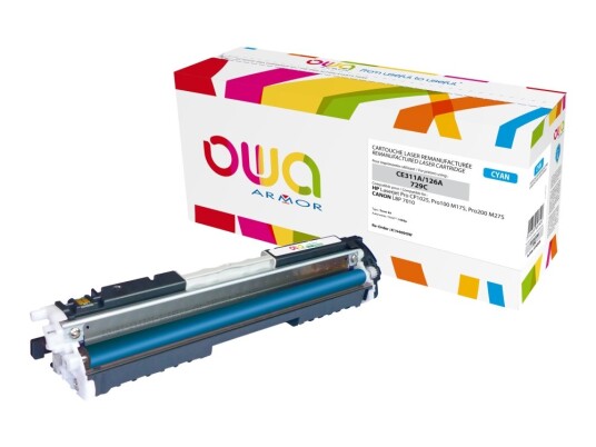 Owa - Cyan - Kompatibel - Tonerpatron Alternativ For: Hp 126A Hp Ce311a - For Hp Color Laserjet Pro Cp1025  Laserjet Pro Mfp M175  Topshot Laserjet Pro M275