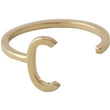 Design Letters Ring Gold A-Z C