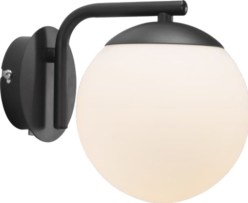 Nordlux Grant vegglampe - Svart/Opal