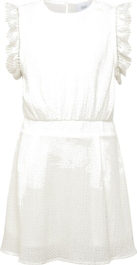 Grunt Grgold Lace Dress White 176