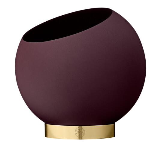 Aytm Globe blomsterpotte 17 cm bordeaux