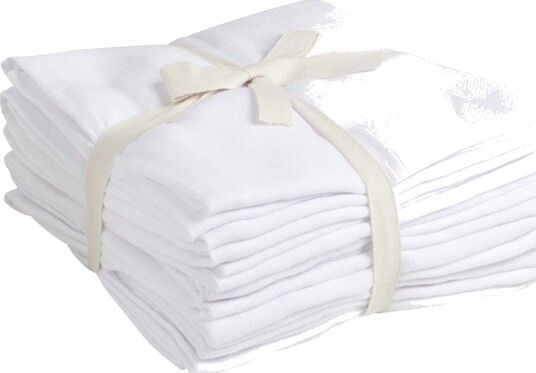 Pippi Tøybleier 8-pakning Brilliant White