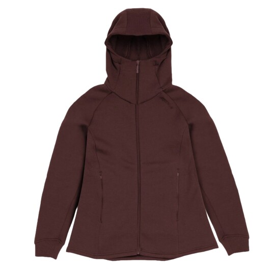 Janus Airwool Merino 280 Hood Jkt W Tawny Port S