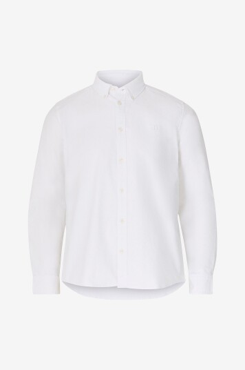 Les Deux - Skjorte Kristian Oxford Shirt - Hvit Les Deux - Skjorte Kristian Oxford Shirt - Hvit