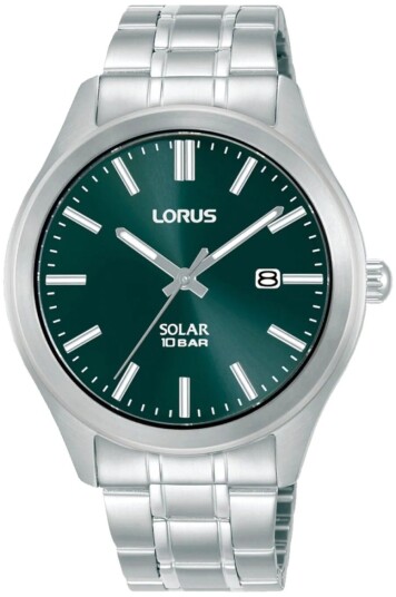 Lorus Herreklokke RX391AX9 Solar Grønn/Stål Ø40 mm Lorus Herreklokke RX391AX9 Solar Grønn/Stål Ø40 mm
