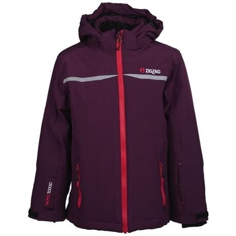 ZigZag Sising Ski Jakke, W-PRO, Barn Potent Purple 4 år / 104