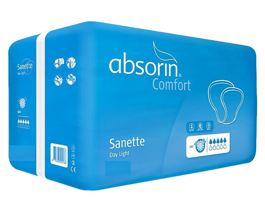 Absorin Comfort Sanette Day light, 20 stk. Absorin Comfort Sanette Day light, 20 stk.