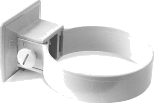 Plastmo plastrørholder Ø90mm hvit white 90 mm