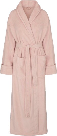 Hunkemöller - Morgenkåpe Robe Long Soft Fleece - Rosa