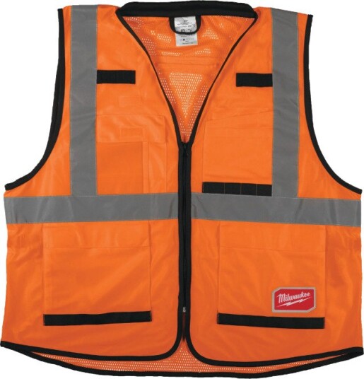 Milwaukee Sikkerhetsvest Hi Visible Premium Varsel, Oransje