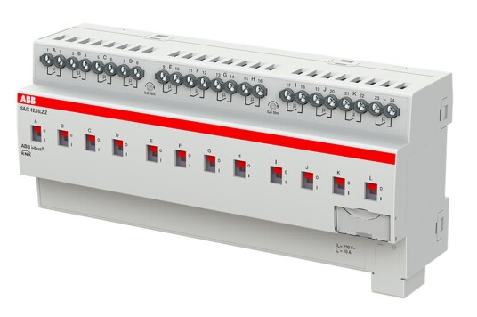 ABB 2CDG110260R0011 Bryteraktuator KNX 230V 10 A Maks. antall omkoblingskontakter: 12 Elfordeling & strømforsyning