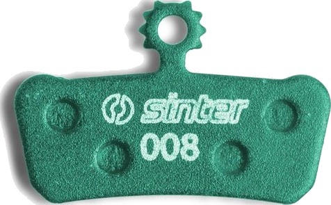 Sinter 008 bremseklosser til Avid/Sram grønn
