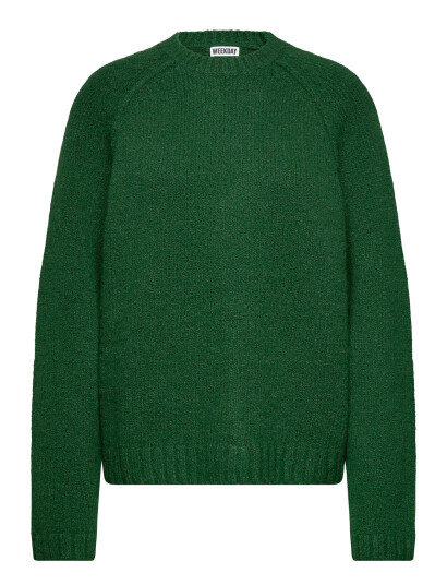 Weekday Relaxed Knitted Sweater - Green - XS Weekday Relaxed Knitted Sweater - Green - XS