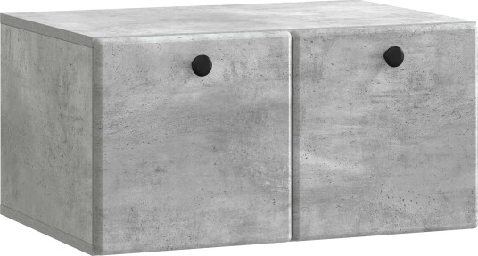  Vegghengt TV skap 59,5 x 41 x 30 cm Betonggrå Konstruert tre