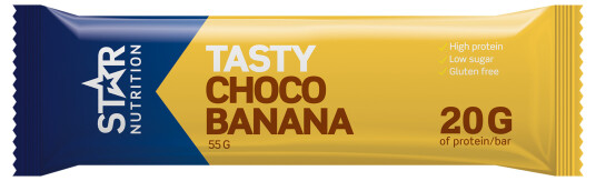 Star Nutrition Proteinbar 55 g 55g Bananachocolate-new! Star Nutrition Proteinbar 55 g 55g Bananachocolate-new!