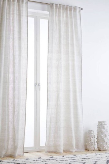 Jotex ELISA gardin med multifunksjonsbånd 2-pk Lys beige 1590965-01-300 1590965-02-220