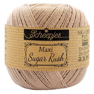 Scheepjes Maxi Sugar Rush Garn Unicolor 257 Antikk