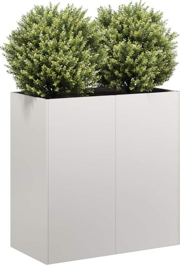 vidaXL Plantekasse 80x40x80 cm rustfritt stål