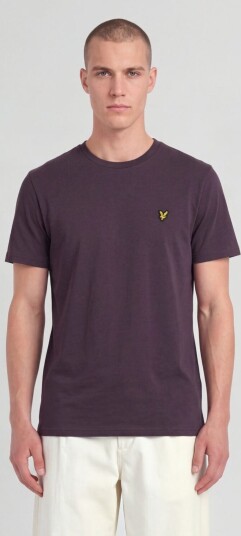 Lyle & Scott Plain T-Shirt Lilla XL