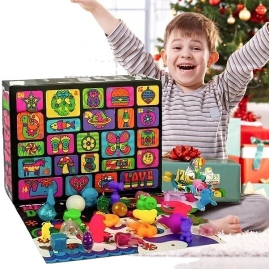 Needoh Julekalender 2026 Julekalender med morsomme stressballer og overraskelser