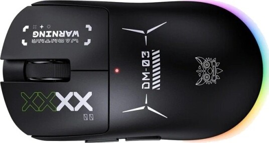 ONIKUMA DM03 RGB Gaming Mouse Svart 2.4G + Bluetooth