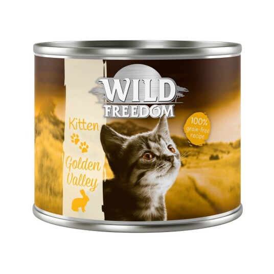 Wild Freedom Kitten 6 X 200 G Kanin Og Kylling
