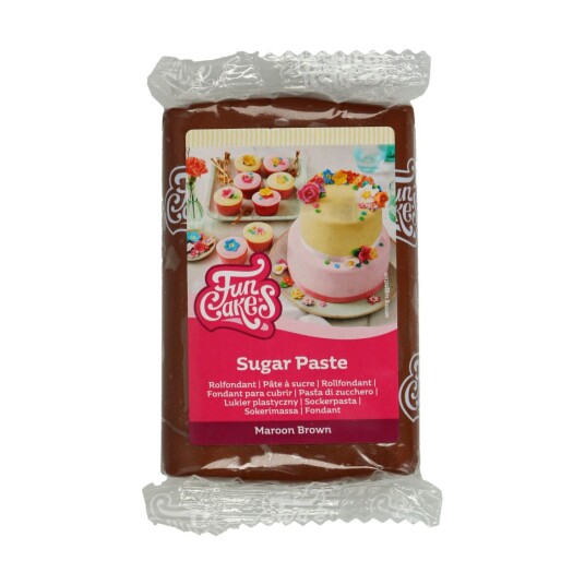 Funcakes Fondant Brun 250g Funcakes Fondant Brun 250g