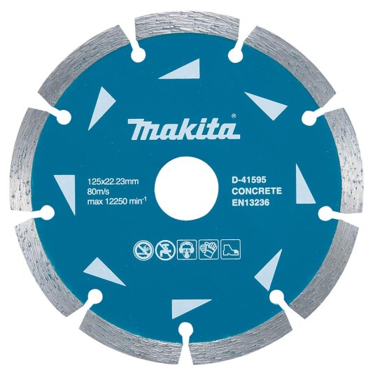Makita D 41595 Diamantkappeskive 125x22.23x7 mm Maskintilbehør & forbruk