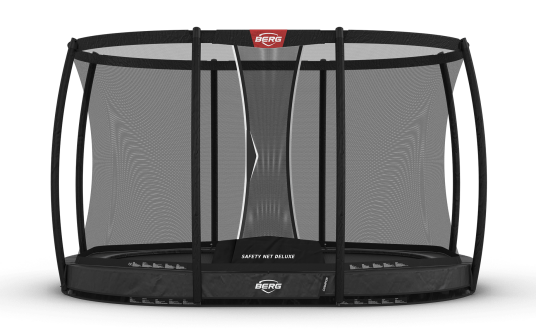 BERG Grand Champion InGround 350 Grey + Safety Net Deluxe