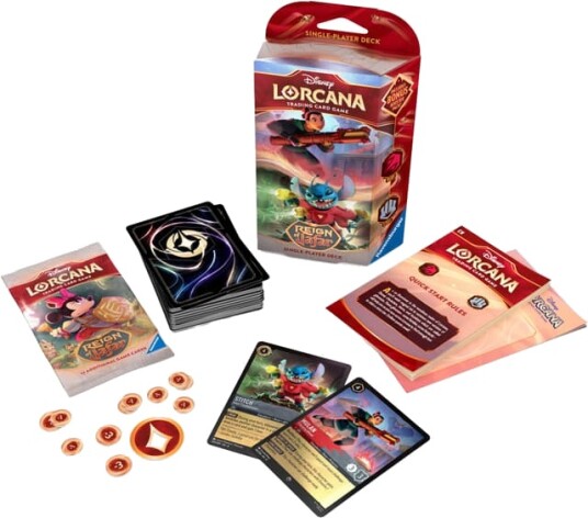 Disney Lorcana Reign of Jafar Mulan & Stitch TCG pakke Set 8