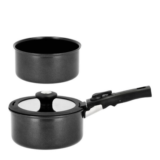 Holm   Grytesett avtakbart håndtak 1,1/2,4L aluminium/keramisk