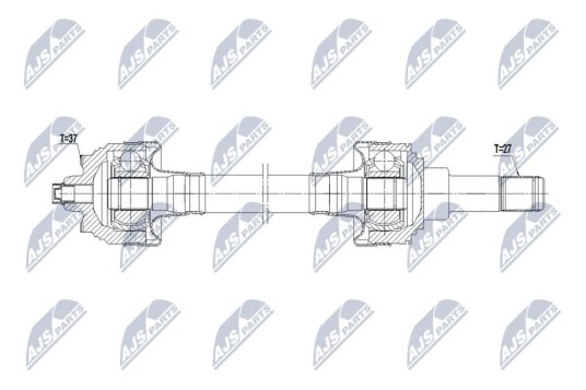Nty Drivaksel NTY NPW BM 236