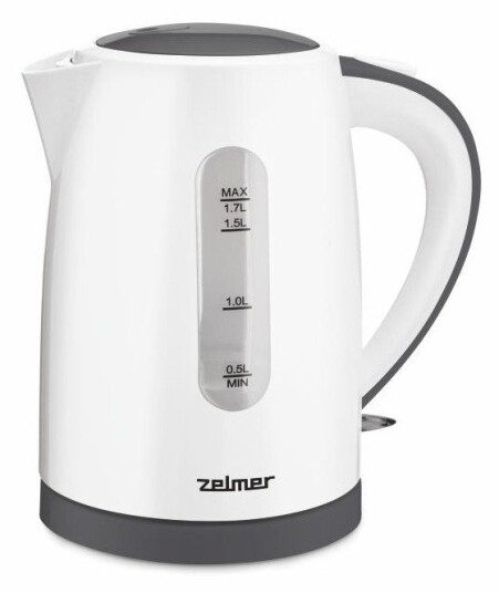 Zelmer ZCK7619 Elkedel 1.7L 2200W Hvit/Svart Zelmer ZCK7619 Elkedel 1.7L 2200W Hvit/Svart