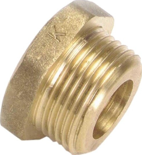 Isiflo Messing Overgangsnippel 1/2"x1/8"
