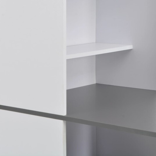 vidaXL Barbord med skap hvit 115x59x200 cm vidaXL Barbord med skap hvit 115x59x200 cm
