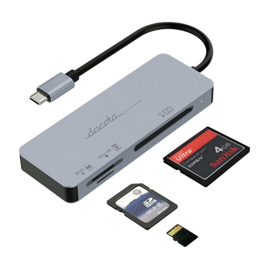 Dacota Platinum USB 3.0 3 i 1 kortleser
