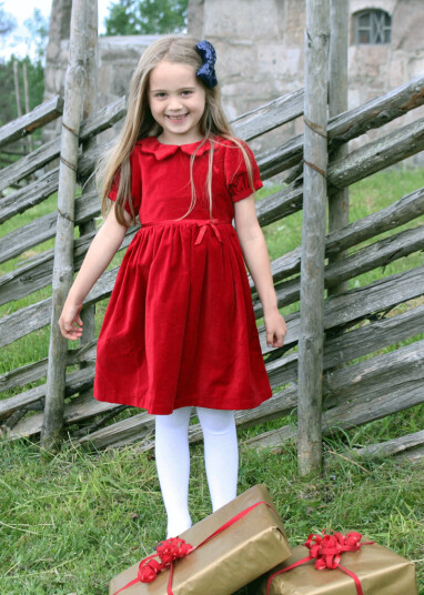 Vilje & Ve Anine Dress Red (86 / 1,5 år)